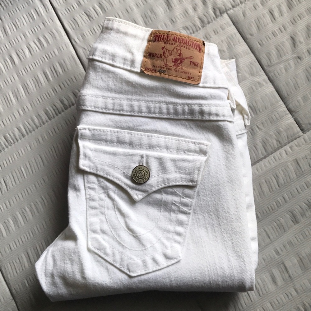 White True Religion Jeans